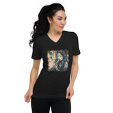 Breathing Life Into Music Unisex Short Sleeve V-Neck T-Shirt - Beyond T-shirts
